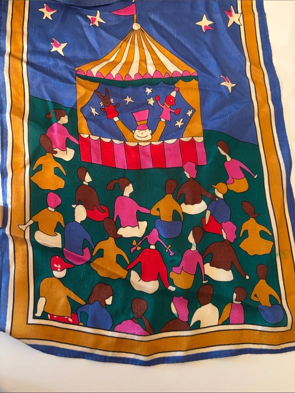 Vintage Save the Children silk scarf
